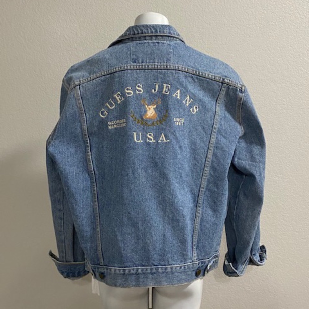 Vintage 90s Guess Unisex Trucker Jacket